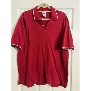 Old Navy Men's Red Polo-Pique shirt large